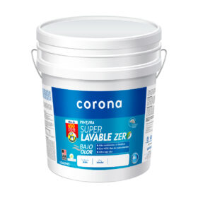 PINTURA SUPER LAVABLE ZERO CORONA - 5 GALONES