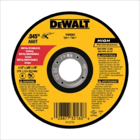DISCO DE CORTE 4 1/2" DEWALT