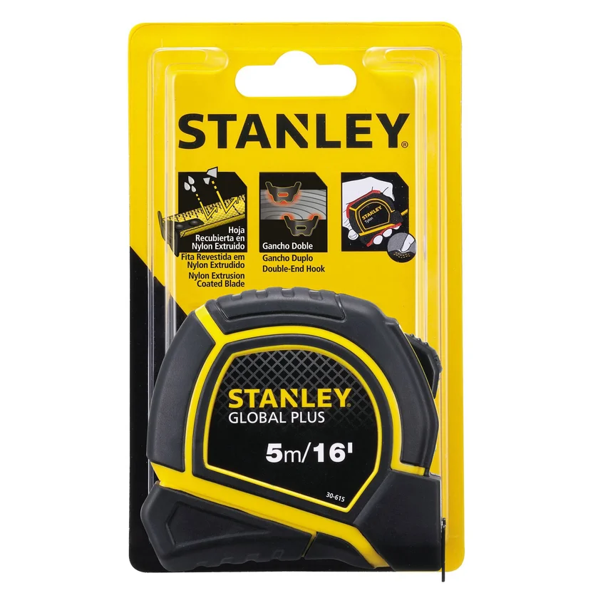 FLEXOMETRO GLOBAL STANLEY 5M 30-615