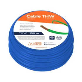 CABLE FLEXIBLE THW 10 ROLLO X 100M MARCA ANDES CABLES