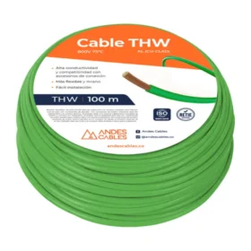 CABLE FLEXIBLE THW 16 ROLLO X 100M MARCA ANDES CABLES
